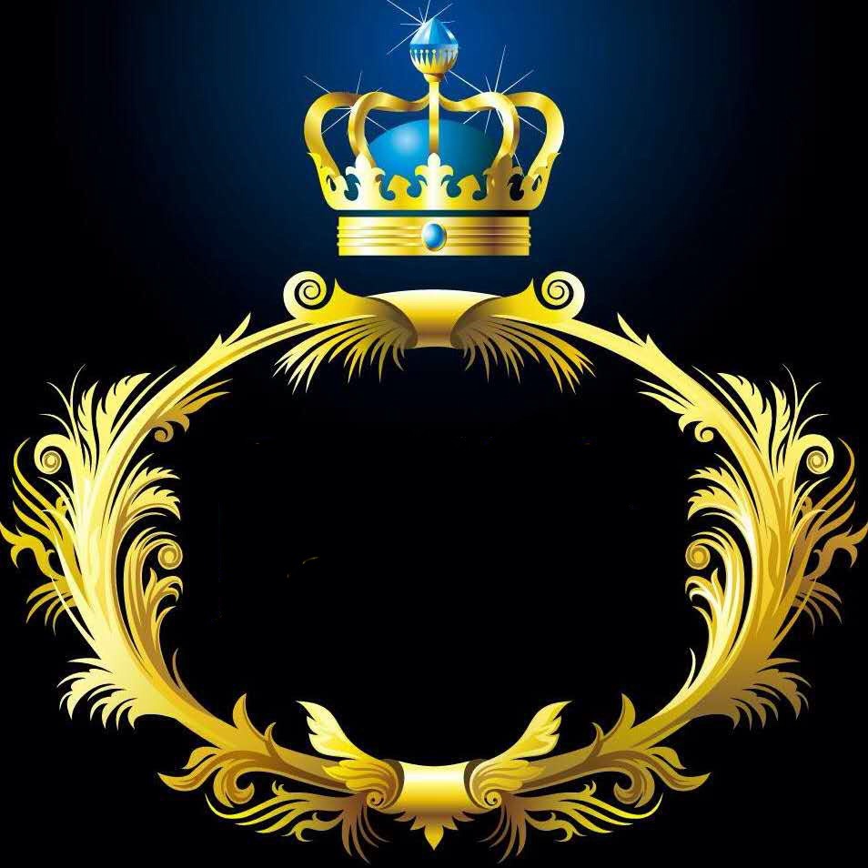 Золотая рамка с короной