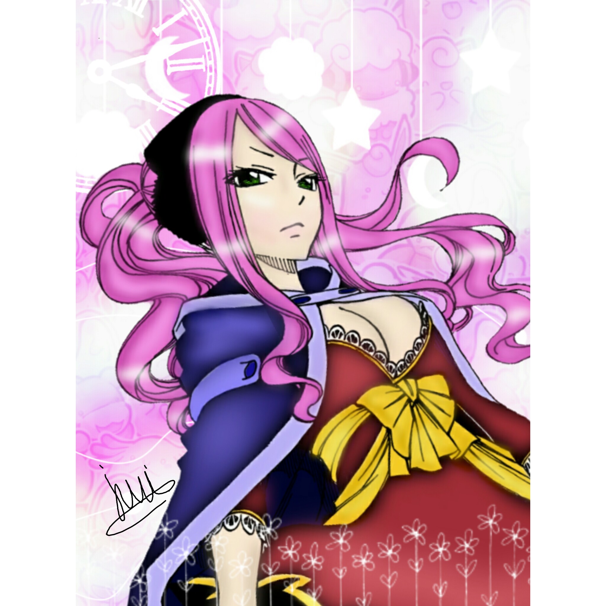 PINK Editmanga color colored by me Character Meredy