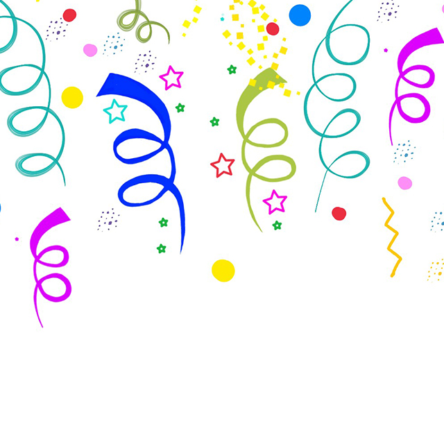 Use PicsArt’s Drawing Tools to draw a confetti-filled...